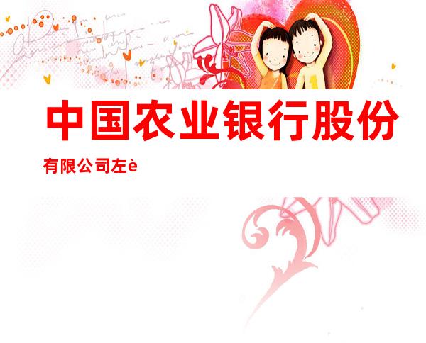 中国农业银行股份有限公司左贡中林卡营业所
