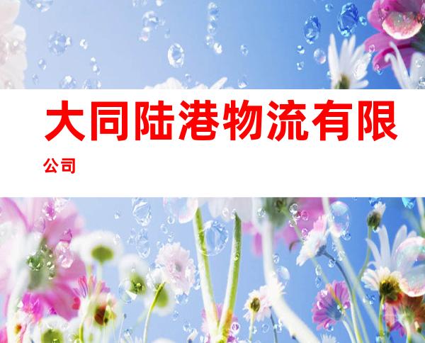 大同陆港物流有限公司