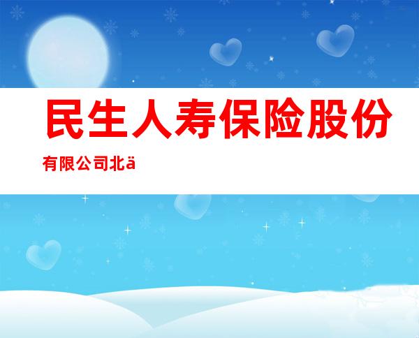 民生人寿保险股份有限公司北京分公司