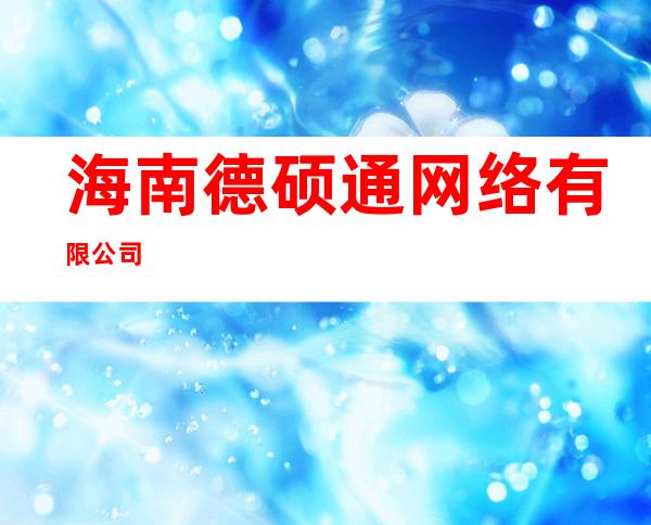 海南德硕通网络有限公司