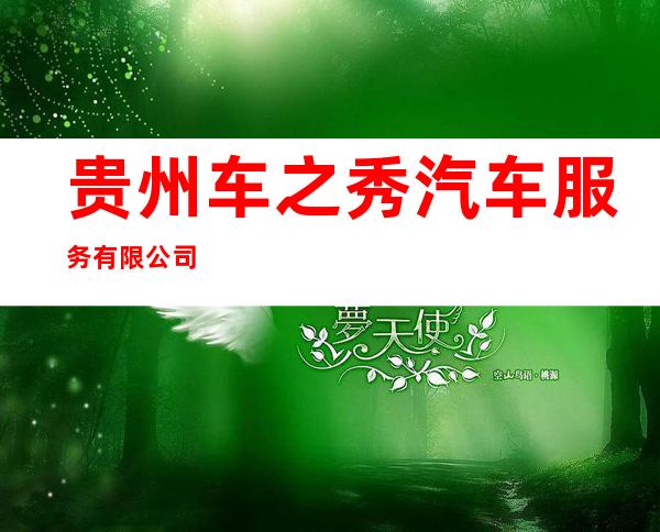 贵州车之秀汽车服务有限公司